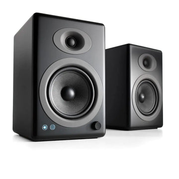 Audioengine A5 Elite 150W Bookshelf Speakers - High-Fidelity Sound for Gaming and Home Theater