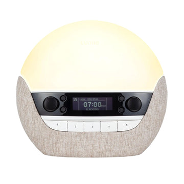 Lumie GlowWake 700FM | Sunrise Alarm Clock with FM and Bluetooth