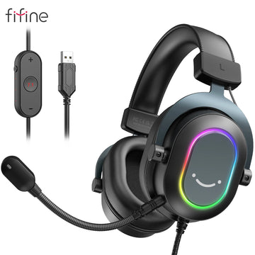 Fifine RGB Gaming Headset - Z A F L U X X - E M P I R E