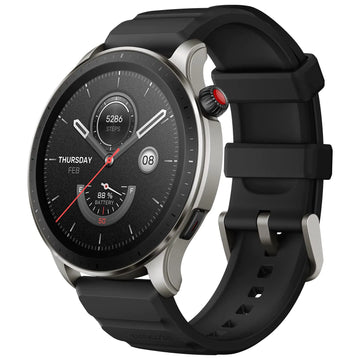 Amazfit GTR 4 Smart Watch 46mm GPS Alexa Bluetooth 14-Day Battery 150+ Sports Android iPhone Black