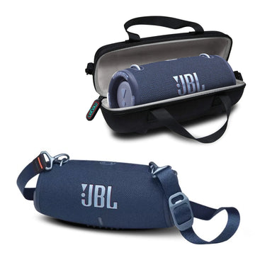 JBL Xtreme 3 Wireless Sound Powerhouse - IP67 All-Weather Resistance with PartyBoost - Complete Bundle with Megen Case (Blue)
