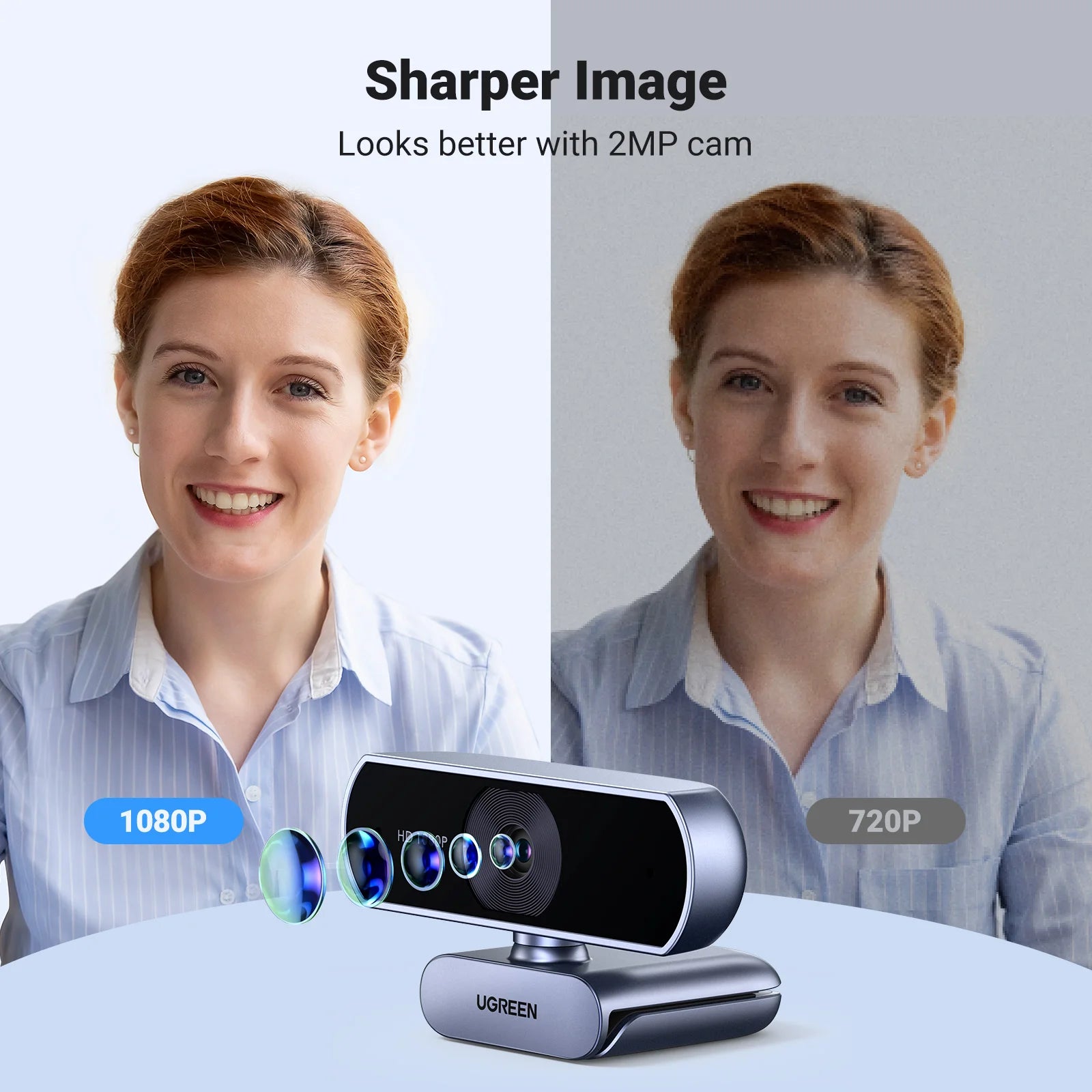 Mini Web Camera for Laptop & Computer Dual Microphones - Z A F L U X X - E M P I R E
