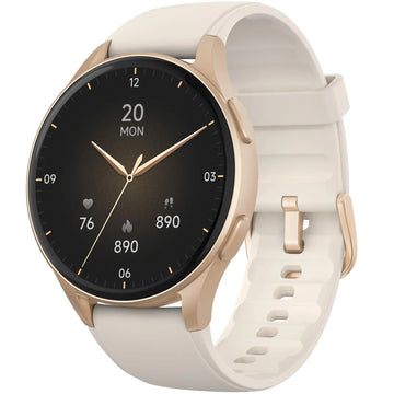 SmartGuide Watch AMOLED Compass, HRV, VO2 Max Tracking - Bluetooth Gold 43mm