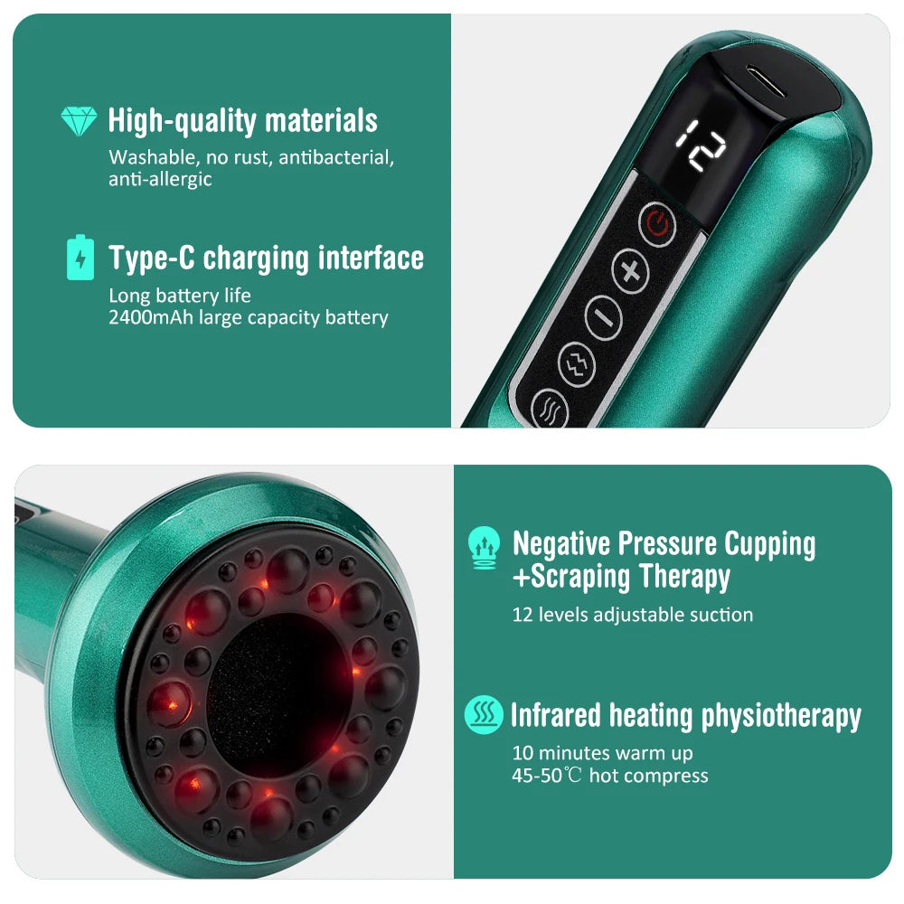 Electric Cupping Massager Device - Z A F L U X X - E M P I R E