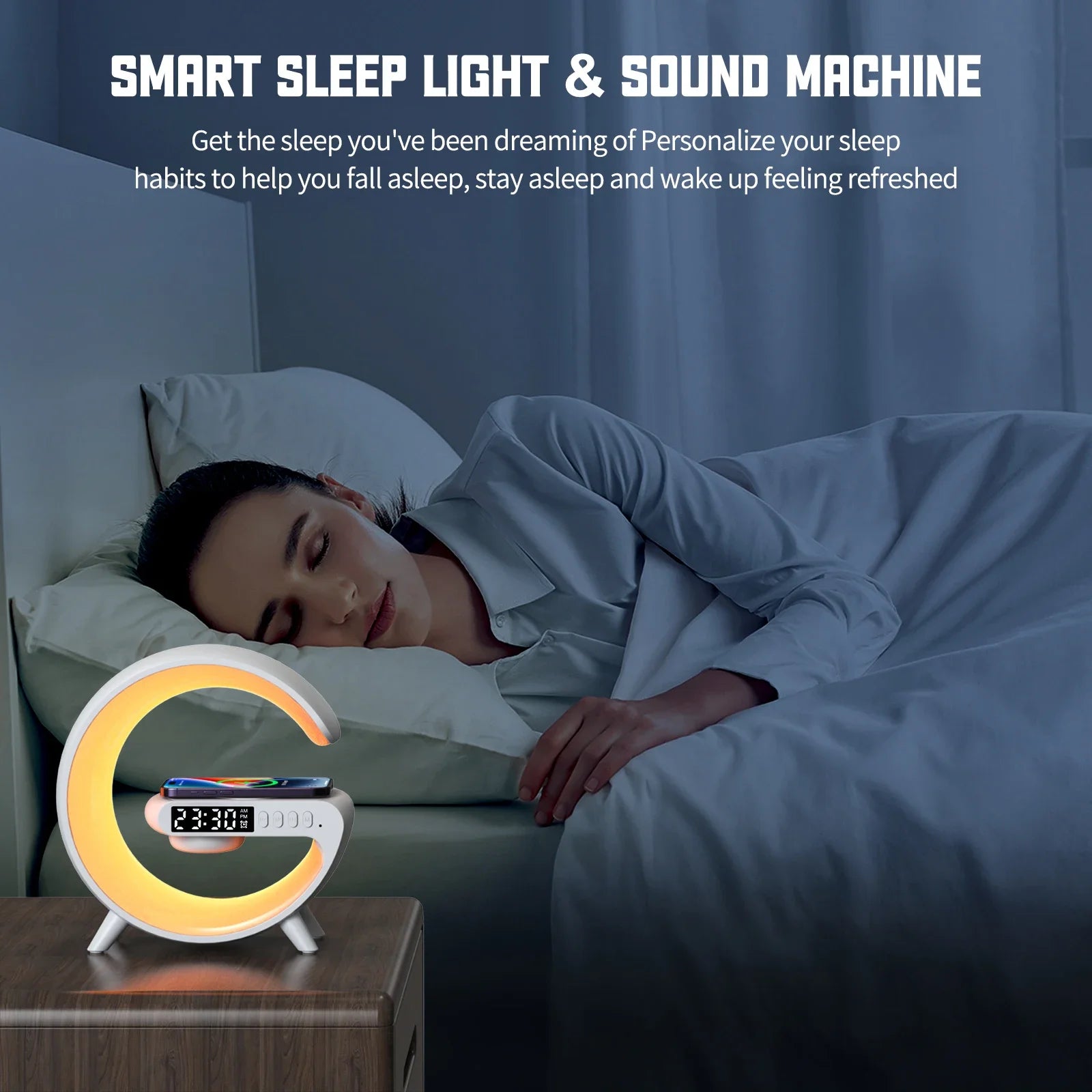 Wireless Charger Pad Bluetooth Speaker RGB Light - Z A F L U X X - E M P I R E