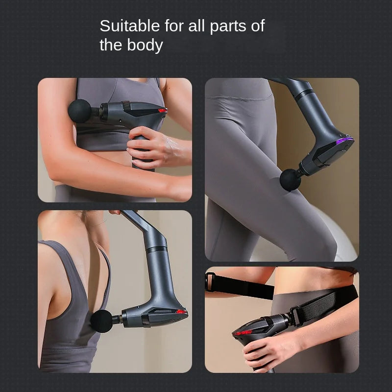 Hot Selling Multifunctional Muscle Relaxation Long-handle Massage Gun - Z A F L U X X - E M P I R E