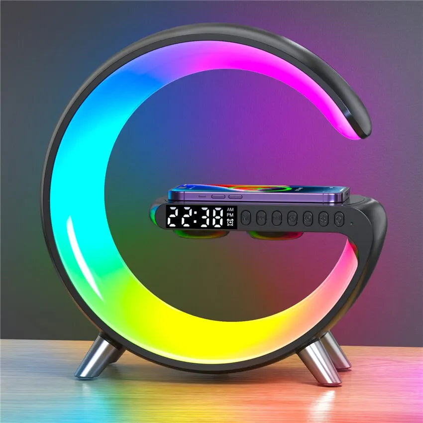 Wireless Charger with Bluetooth Speaker & LED Lamp - Z A F L U X X - E M P I R E