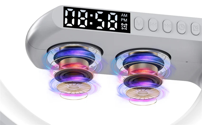 Wireless Charger with Bluetooth Speaker & LED Lamp - Z A F L U X X - E M P I R E