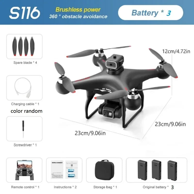 S116 MAX Professional Drone - Z A F L U X X - E M P I R E