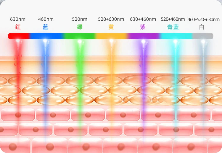 7-Color LED Face & Neck Mask - Z A F L U X X - E M P I R E