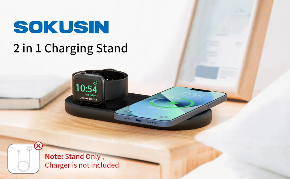 3-in-1 MagSafe Stand for iPhone & Watch - Z A F L U X X - E M P I R E