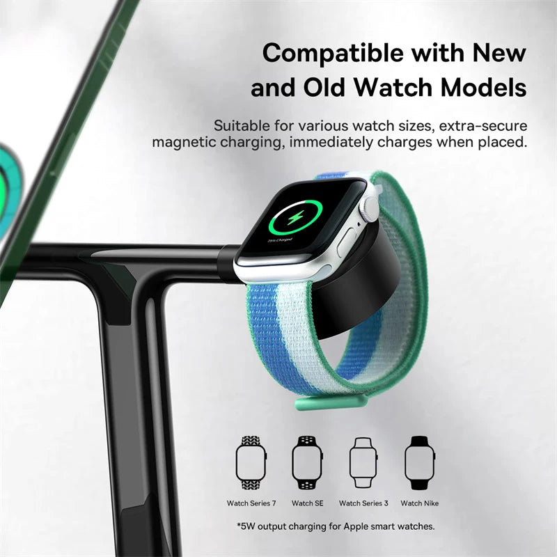 Baseus 3 in 1 20W Magnetic Wireless Charger Stand - Z A F L U X X - E M P I R E