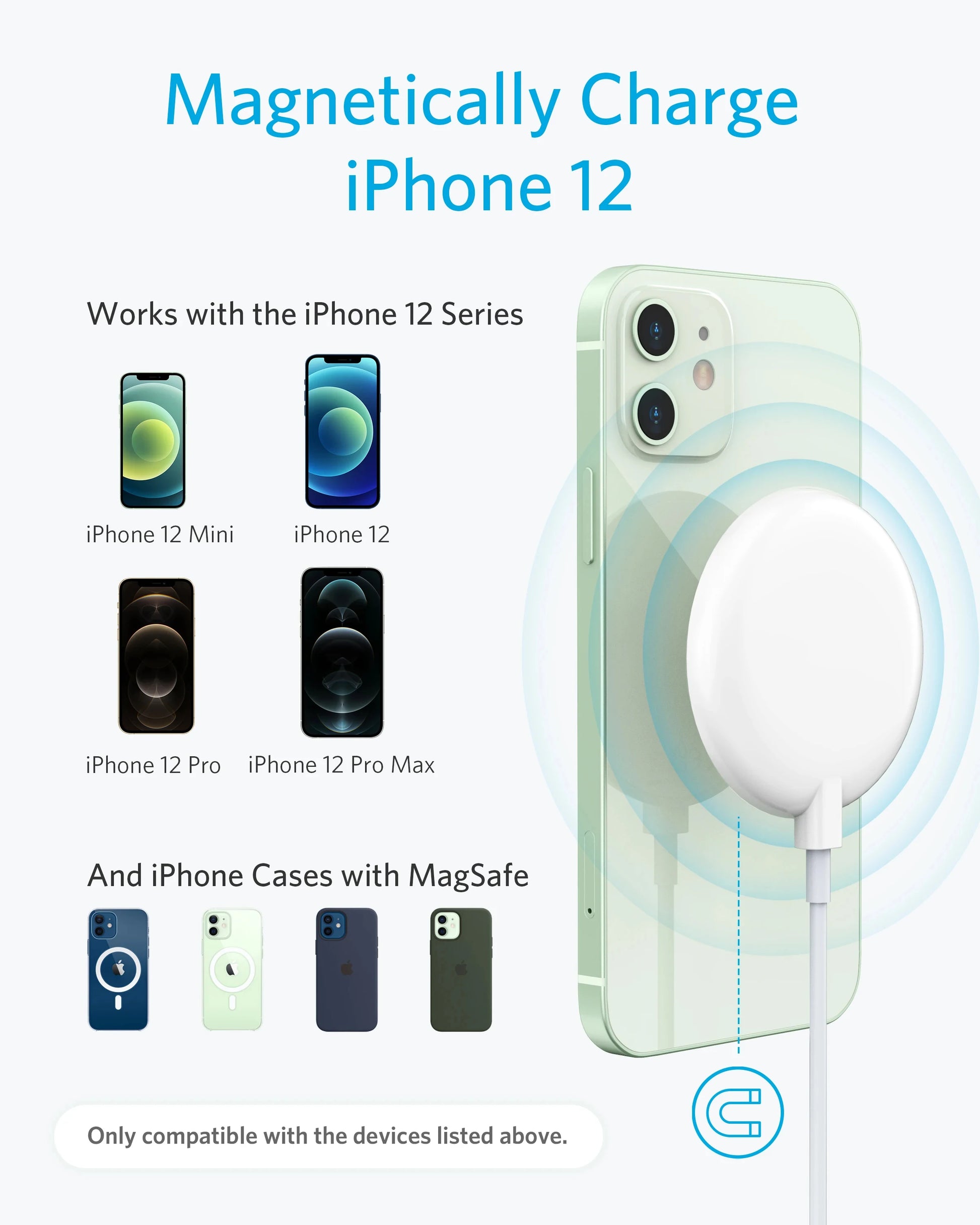 Magnetische Draadloze Snellader Voor iPhone - Z A F L U X X - E M P I R E