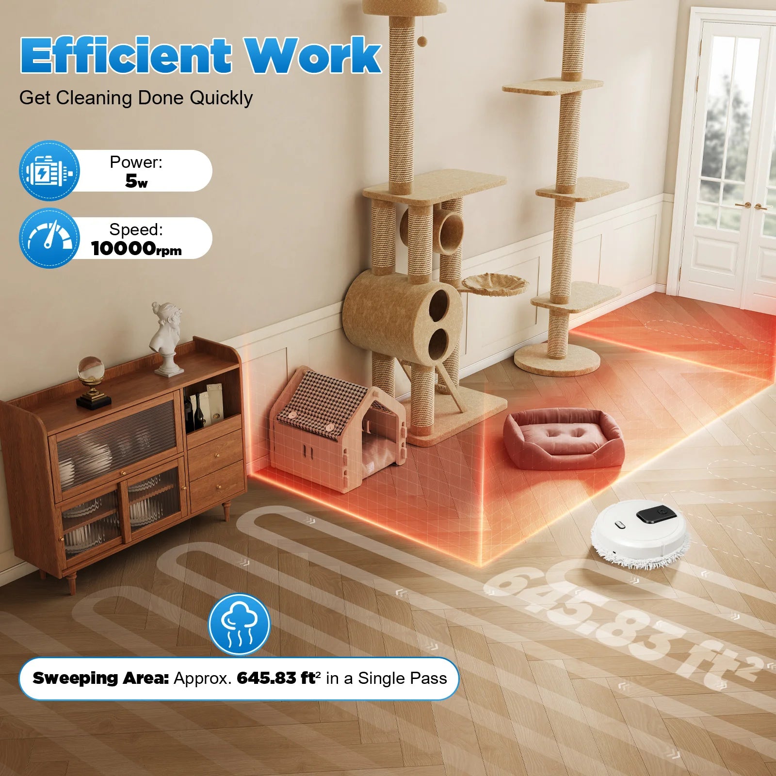 Mini Robot Vacuum and Mopping Machine - Z A F L U X X - E M P I R E
