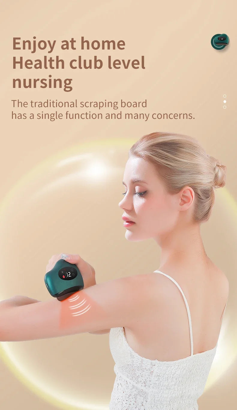 Electric Guasha Massager Hot Compress Vibration - Z A F L U X X - E M P I R E