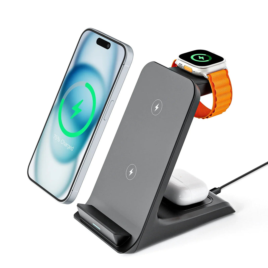 3-in-1 Draadloze Oplader Voor Apple - Z A F L U X X - E M P I R E