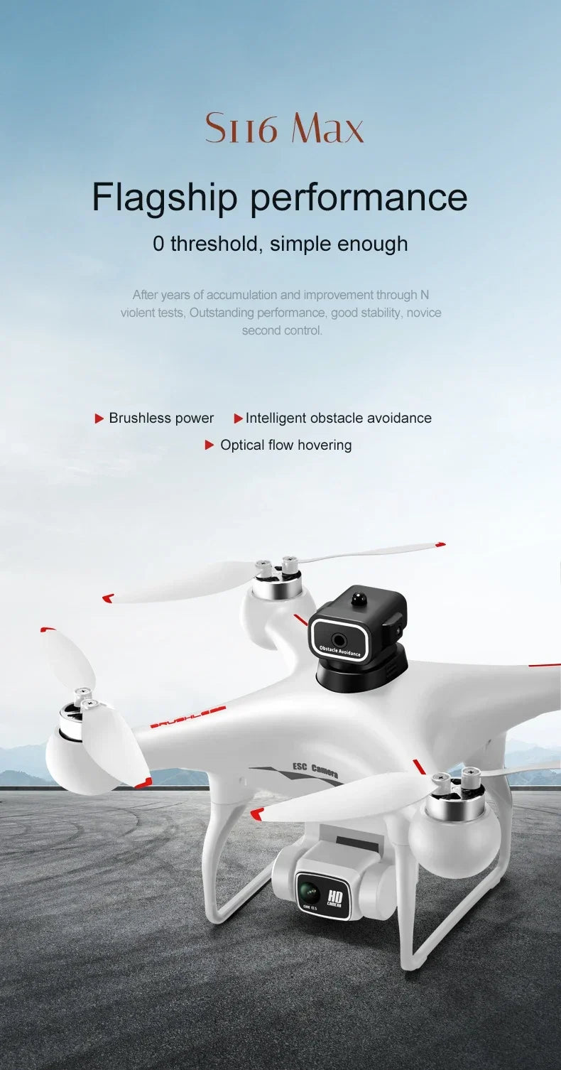 S116 MAX Professional Drone - Z A F L U X X - E M P I R E