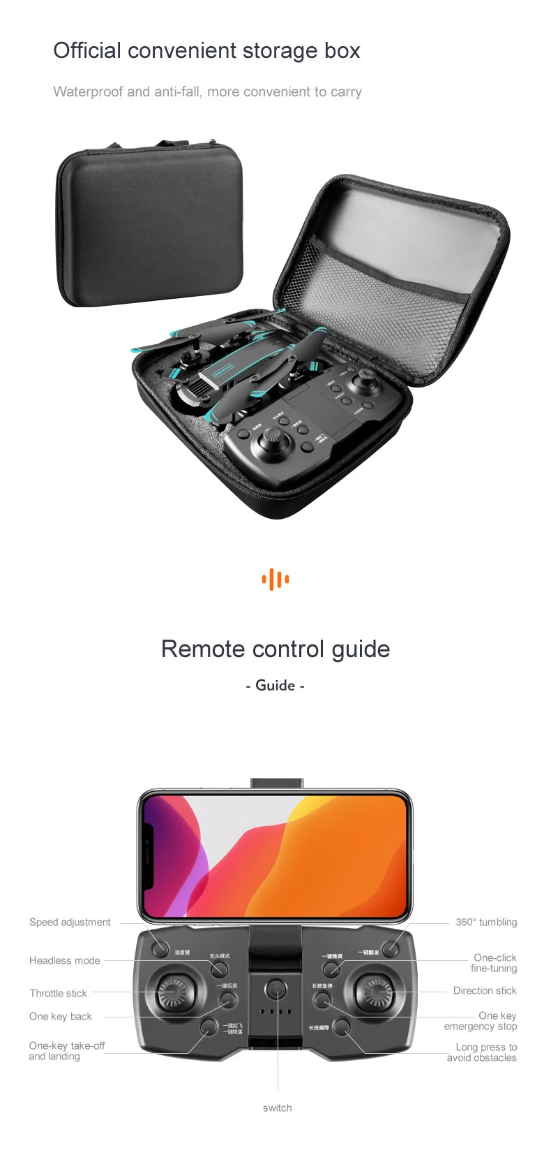 G6 Foldable Drone - Z A F L U X X - E M P I R E