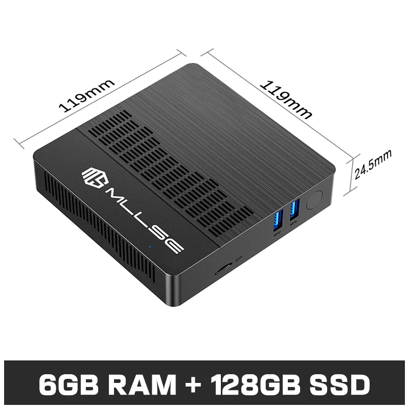 Mini PC Intel N4000 with 6GB RAM - Z A F L U X X - E M P I R E