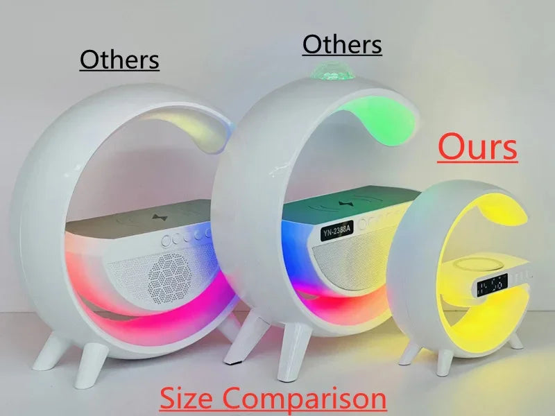 Wireless Charger Pad Bluetooth Speaker RGB Light - Z A F L U X X - E M P I R E