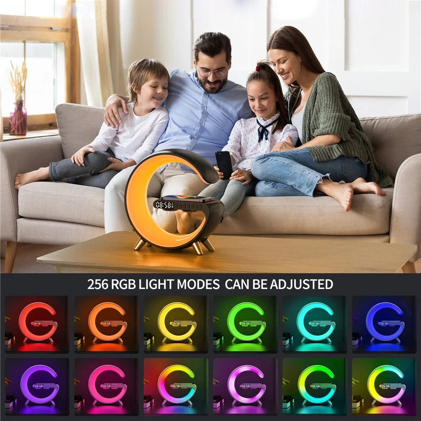 Wireless Charger with Bluetooth Speaker & LED Lamp - Z A F L U X X - E M P I R E