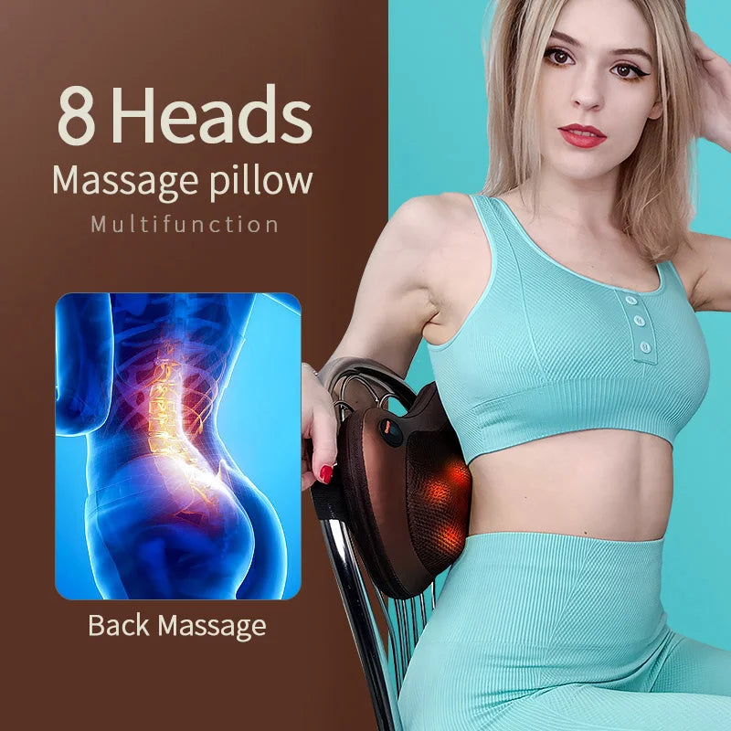 Electric Shiatsu Massage Pillow for Neck & Back - Z A F L U X X - E M P I R E