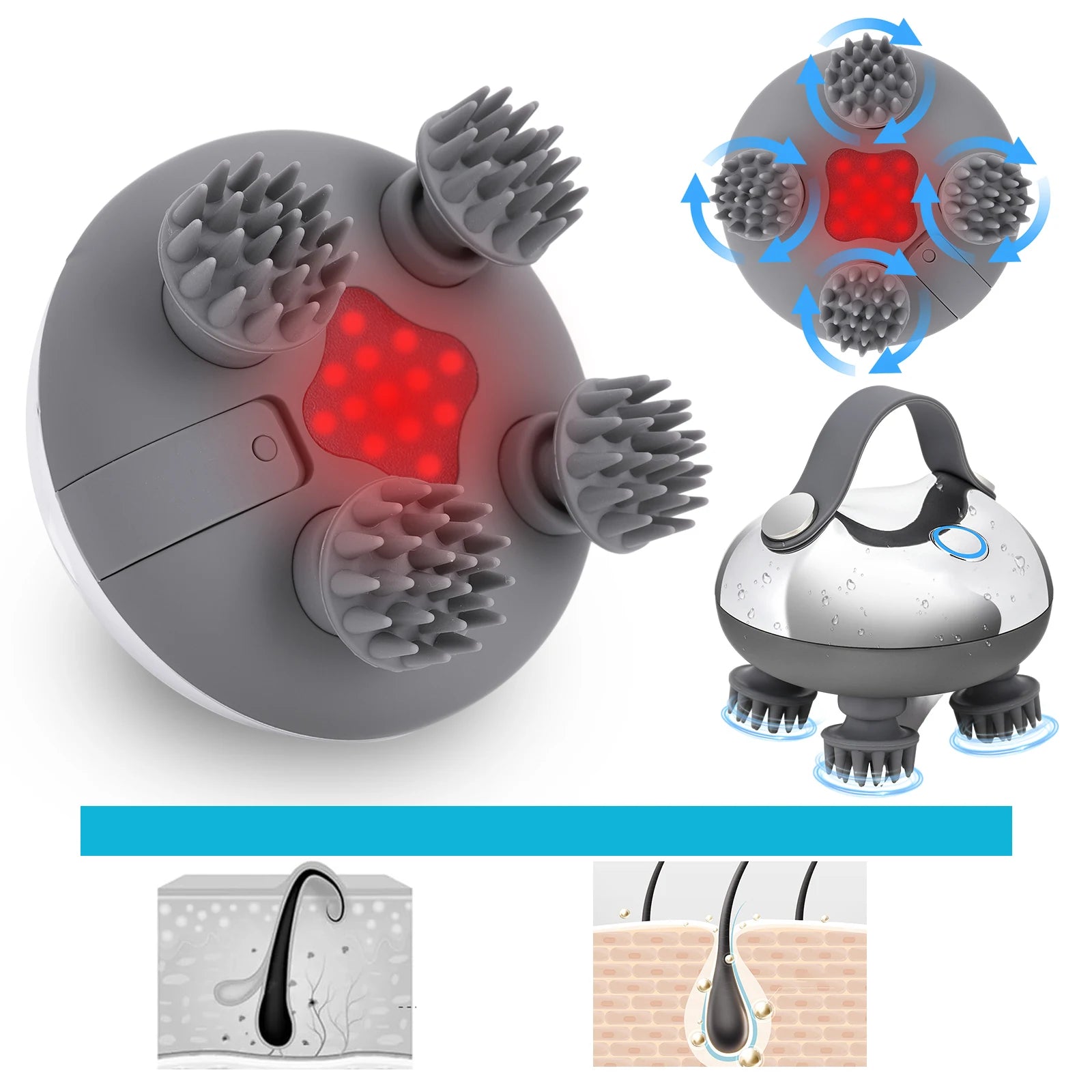 Electric Scalp Massager - Z A F L U X X - E M P I R E