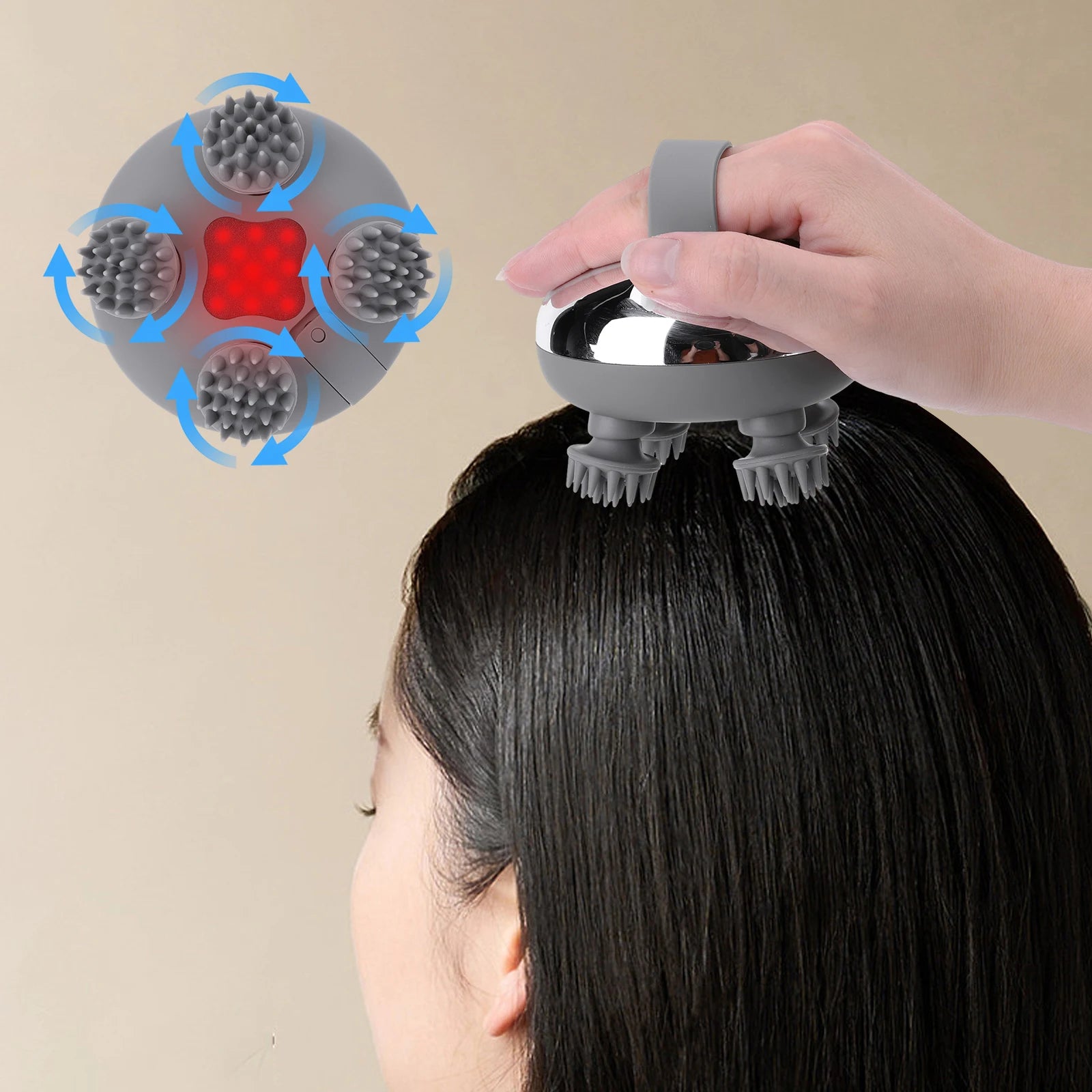 Electric Scalp Massager - Z A F L U X X - E M P I R E