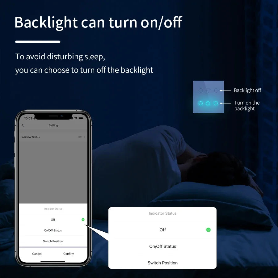 Smart Touch Light Switch - Z A F L U X X - E M P I R E