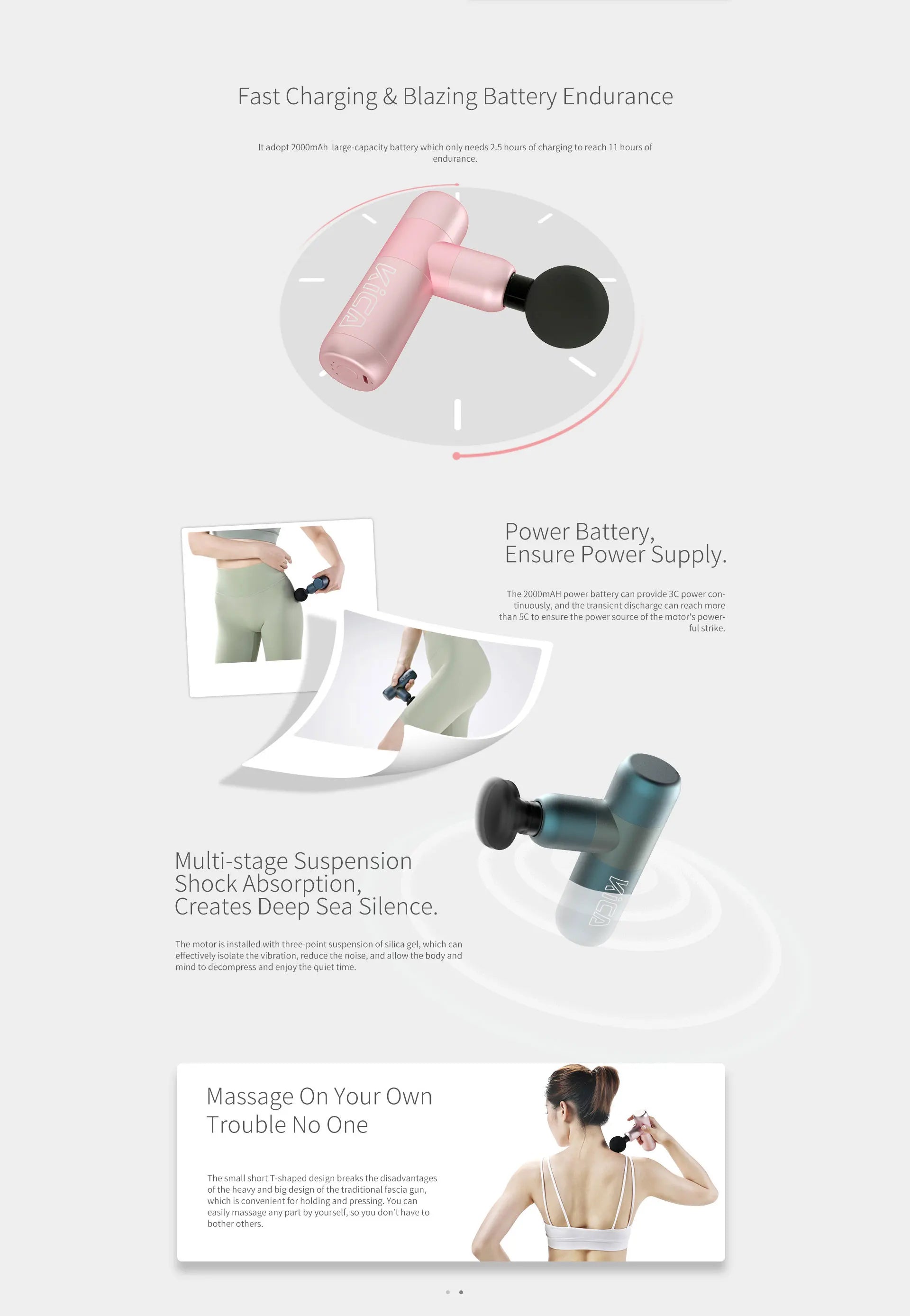 Mini Muscle Massager for Pain Relief - Z A F L U X X - E M P I R E