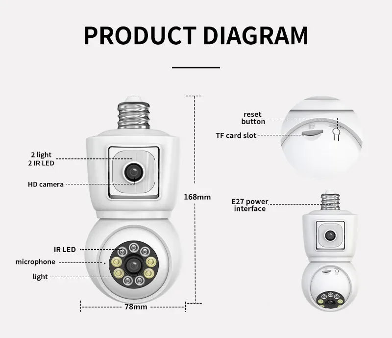 Night Vision Outdoor Security Camera - Z A F L U X X - E M P I R E