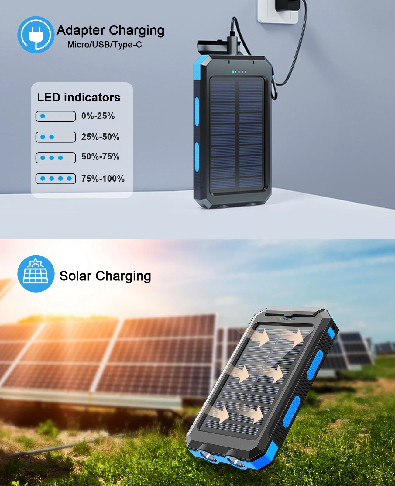 Outdoor Solar Power Bank - Z A F L U X X - E M P I R E