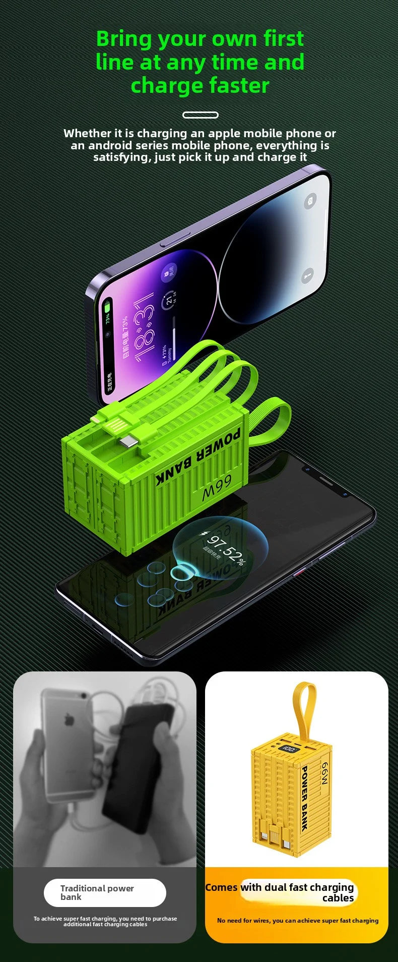 Cargo Design Power Bank - Z A F L U X X - E M P I R E