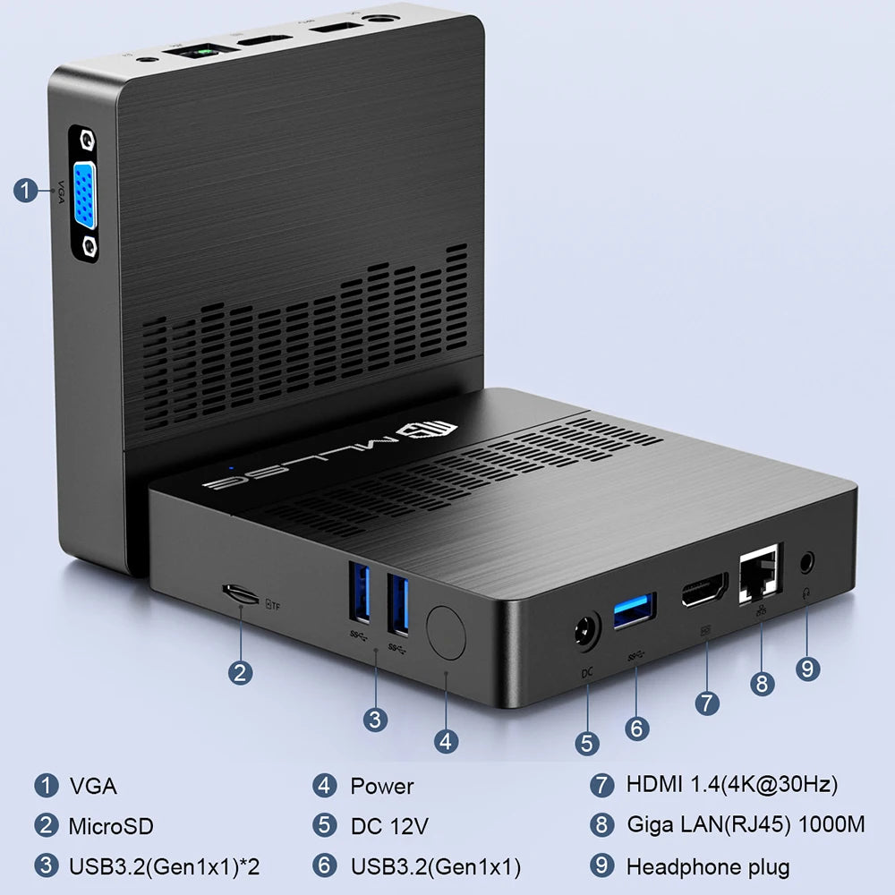 Mini PC Intel N4000 with 6GB RAM - Z A F L U X X - E M P I R E
