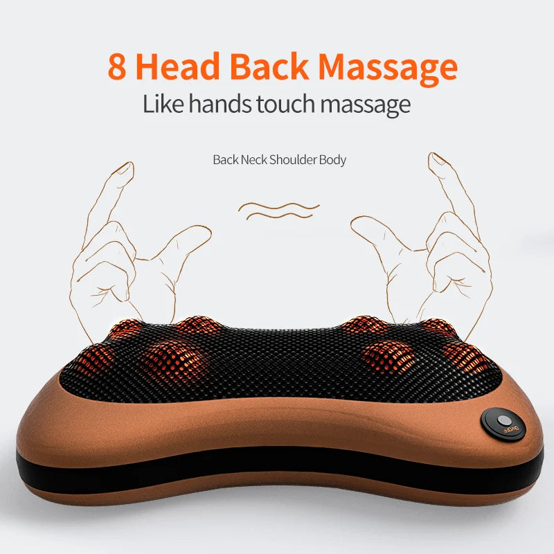 Electric Shiatsu Massage Pillow for Neck & Back - Z A F L U X X - E M P I R E