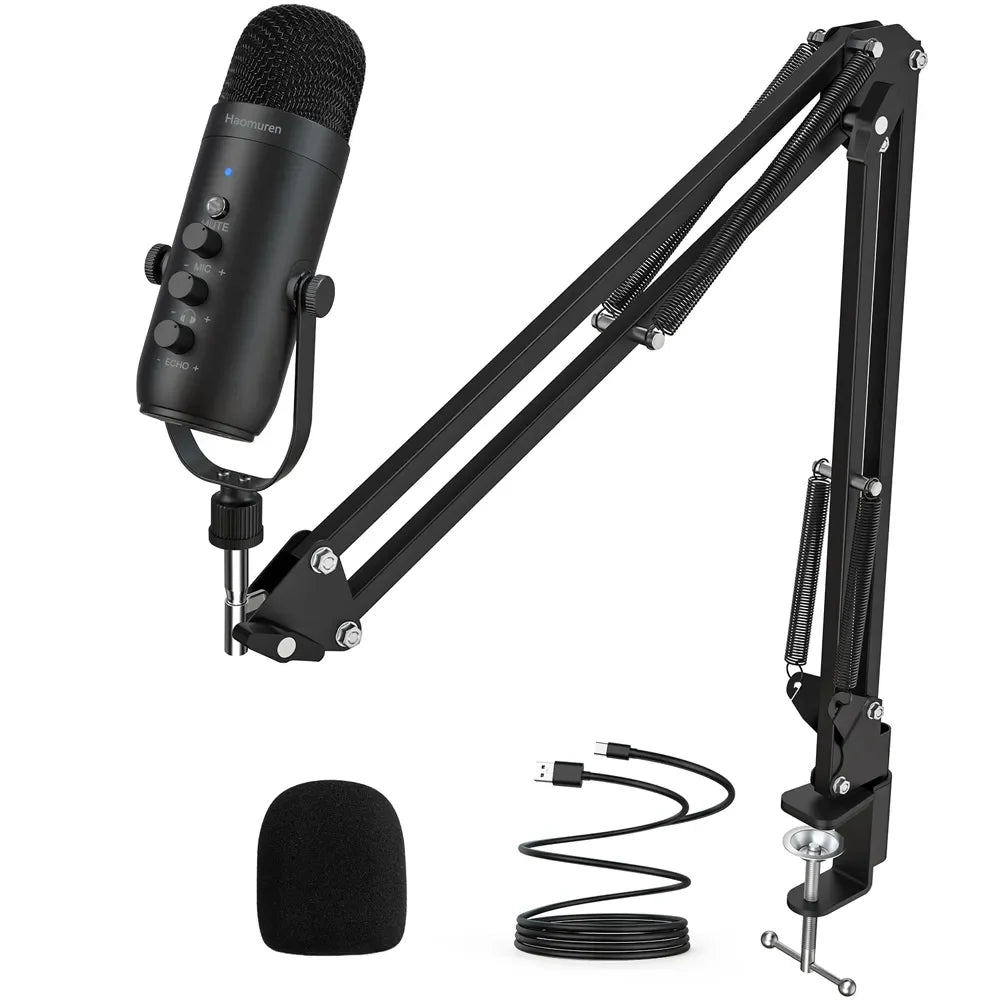 ardioid Condenser Mic Kit with Boom Arm - Z A F L U X X - E M P I R E