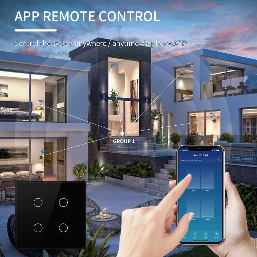 Smart Touch Light Switch - Z A F L U X X - E M P I R E