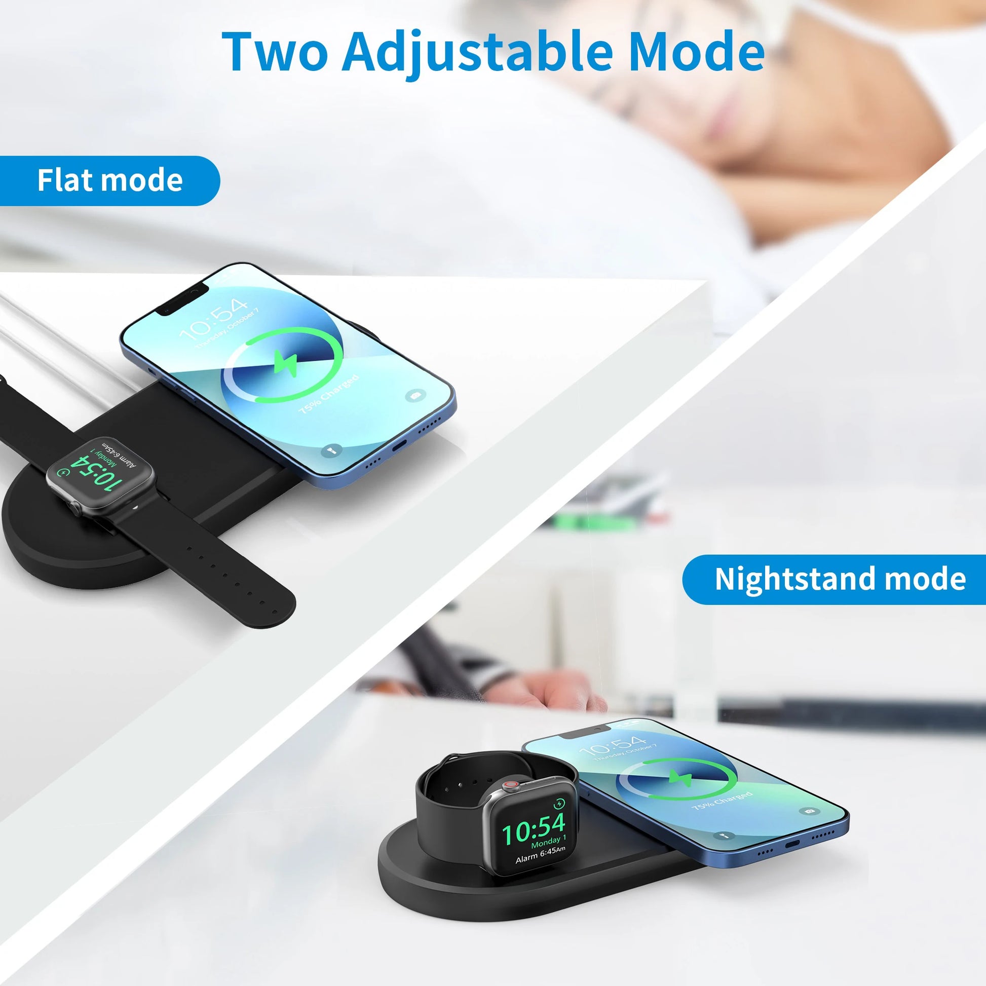 3-in-1 MagSafe Stand for iPhone & Watch - Z A F L U X X - E M P I R E