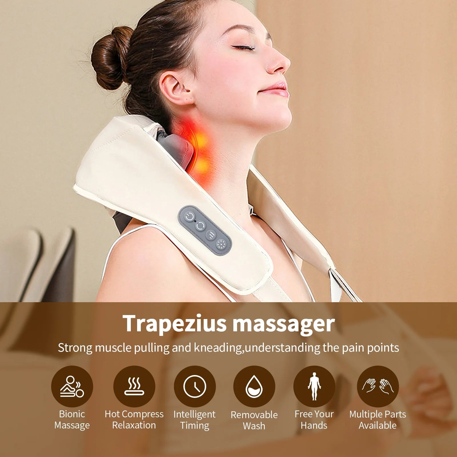 Wireless Neck and Back Massager - Z A F L U X X - E M P I R E