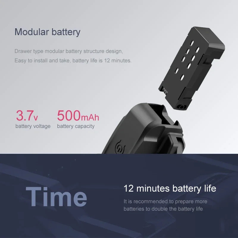 4K HD Camera, WiFi FPV, Foldable Quadcopter - Z A F L U X X - E M P I R E