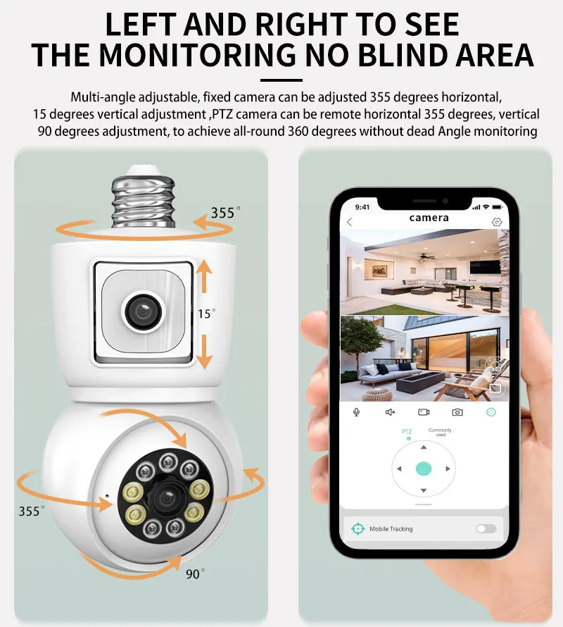 Night Vision Outdoor Security Camera - Z A F L U X X - E M P I R E