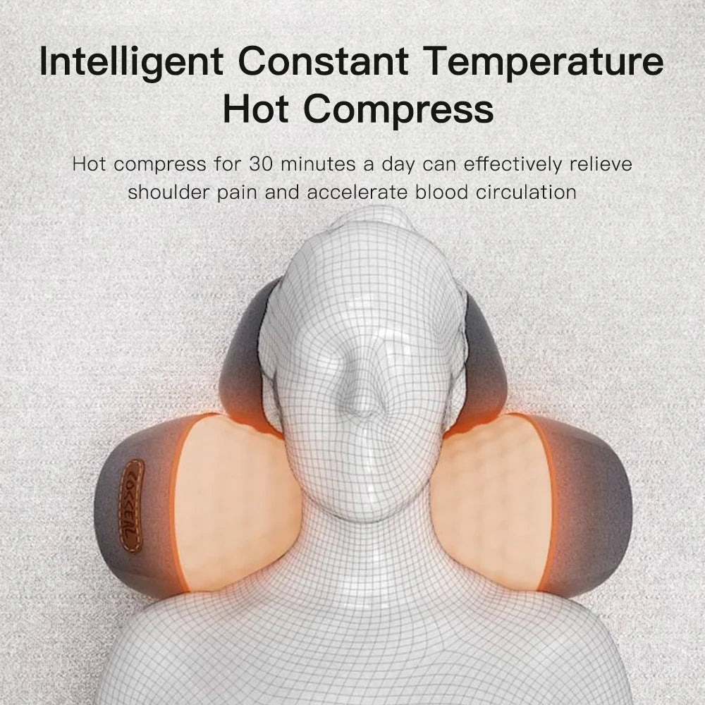 Electric Neck Massager with Heat and Traction - Z A F L U X X - E M P I R E