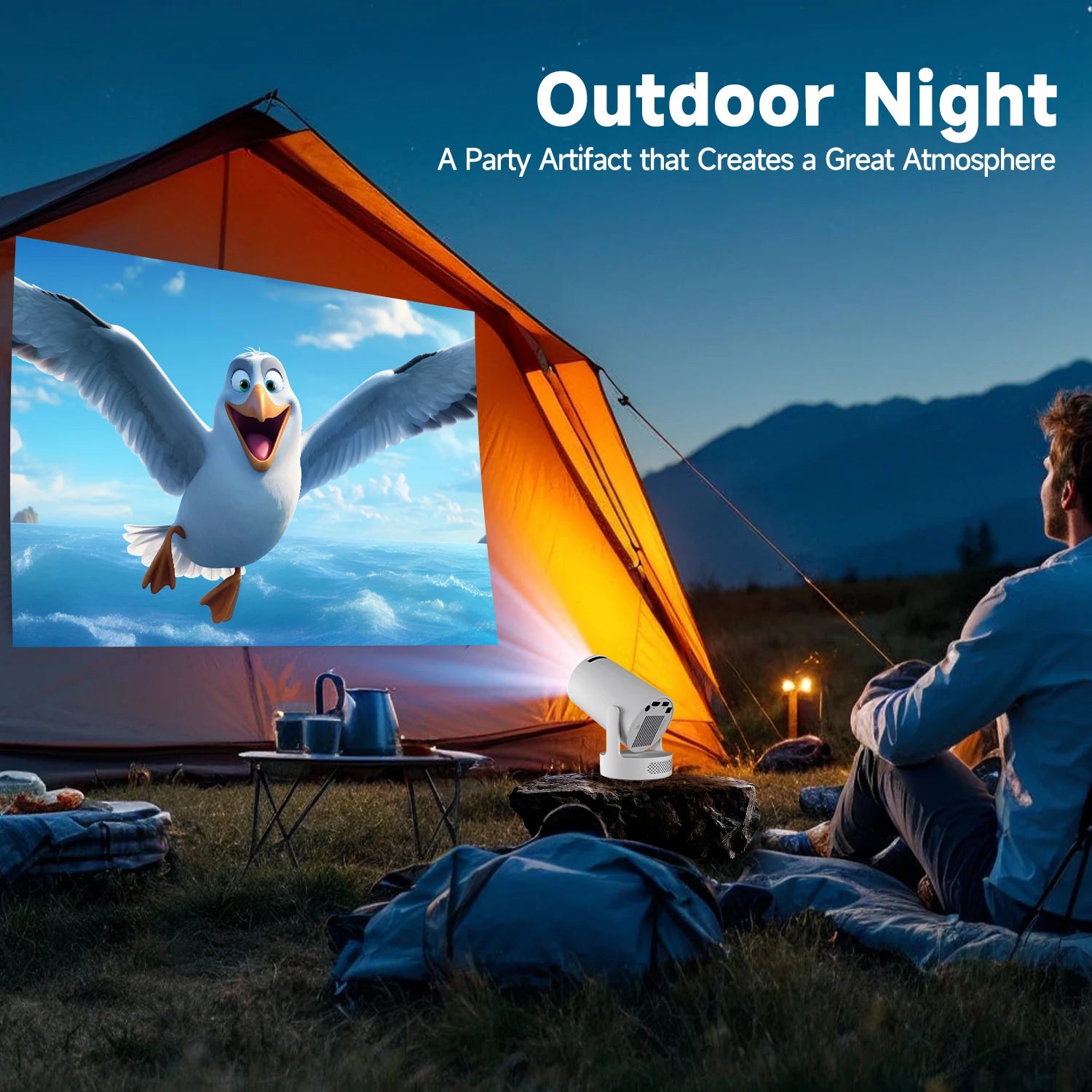 WiFi6 Projector with Android 11 & Dual WiFi 4K - Z A F L U X X - E M P I R E