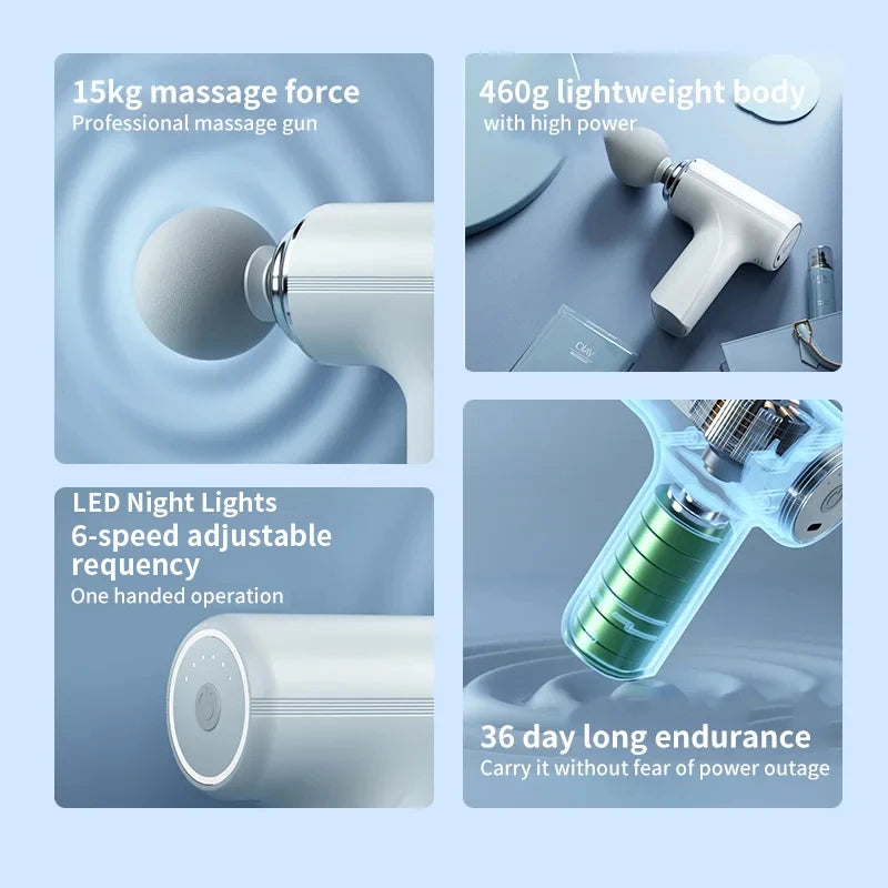 Portable AI Percussion Massage Gun - Z A F L U X X - E M P I R E