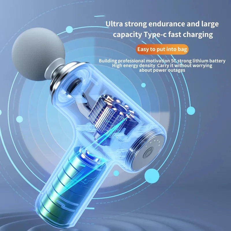 Portable AI Percussion Massage Gun - Z A F L U X X - E M P I R E