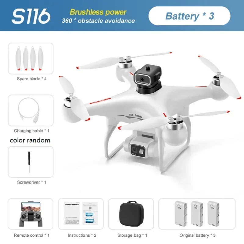 S116 MAX Professional Drone - Z A F L U X X - E M P I R E