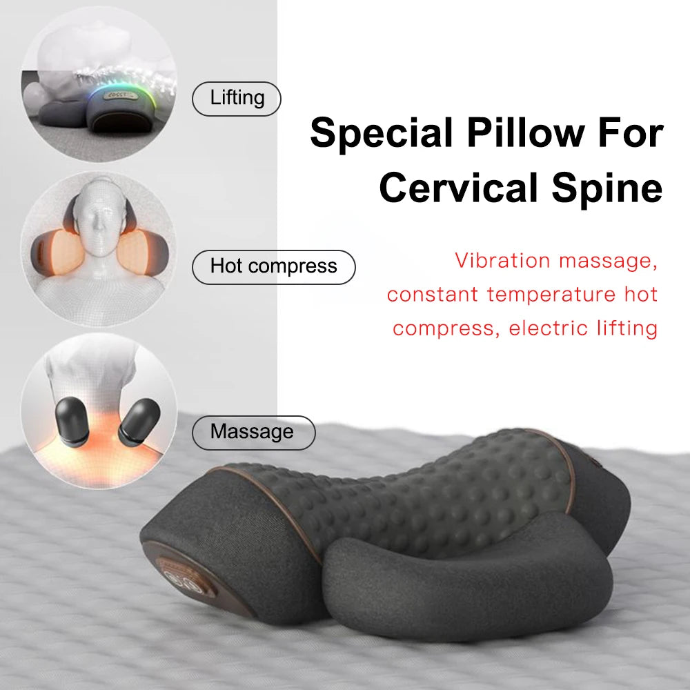 Electric Neck Massager with Heat and Traction - Z A F L U X X - E M P I R E