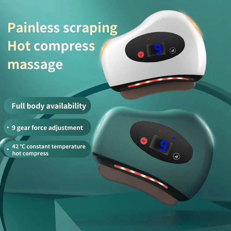 Electric Guasha Massager Hot Compress Vibration - Z A F L U X X - E M P I R E