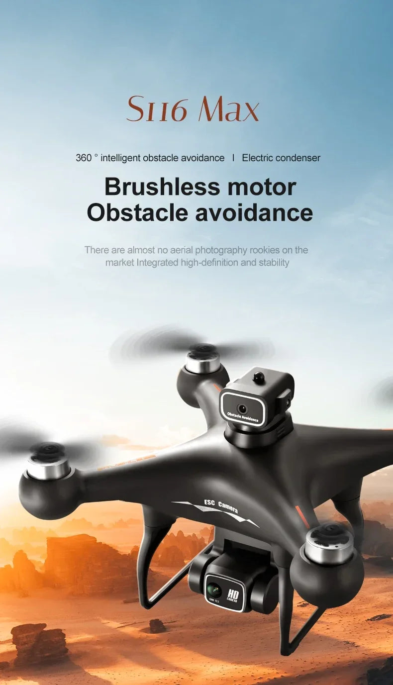 S116 MAX Professional Drone - Z A F L U X X - E M P I R E