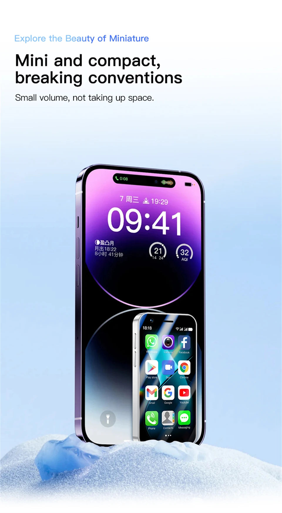 P70 Pro Max Mini Smartphone 3.0 with Face ID - Z A F L U X X - E M P I R E